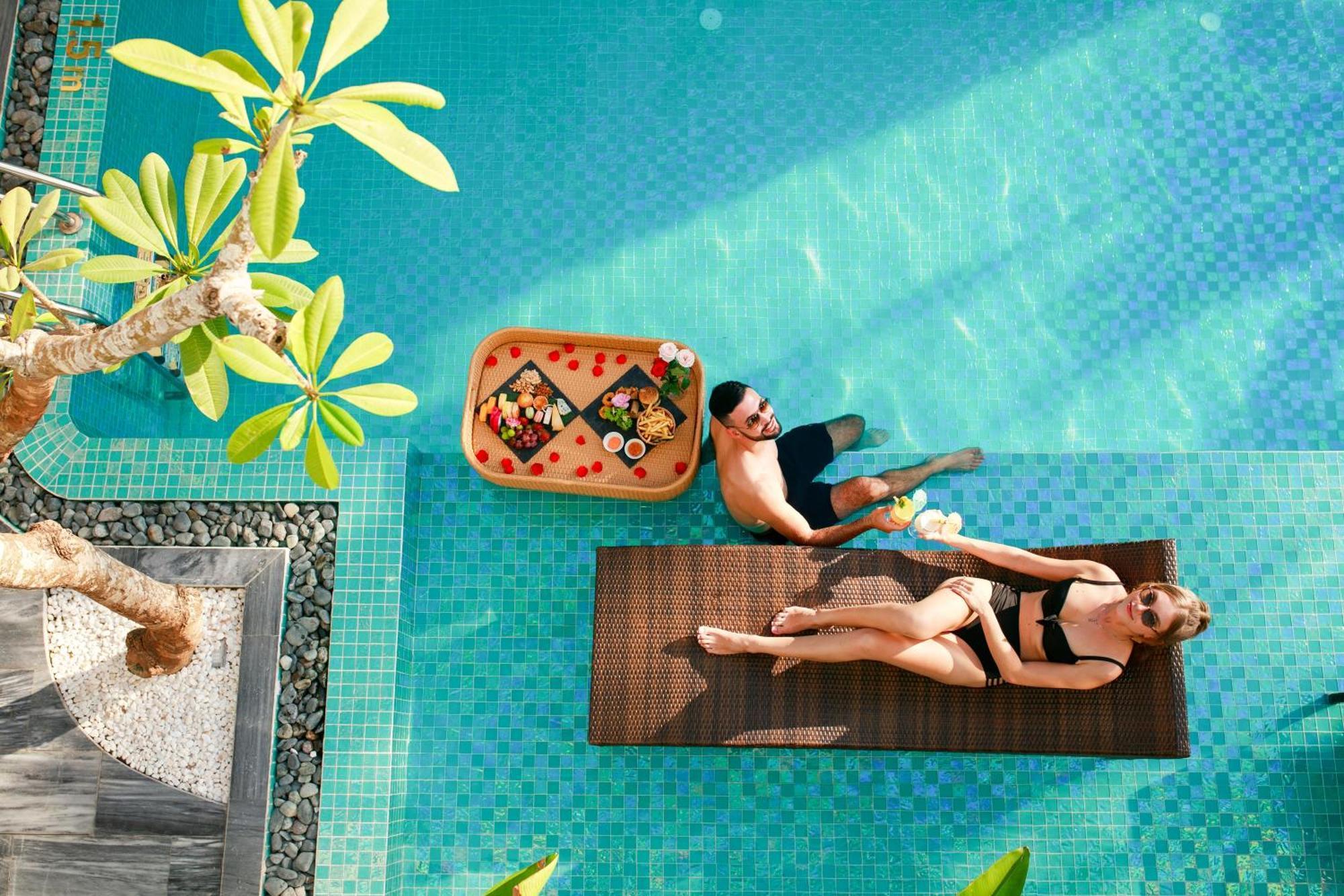 Grand Sunrise Palace Hoi An- A Luxury Indochine Hotel & Spa المظهر الخارجي الصورة The swimming pool at the hotel