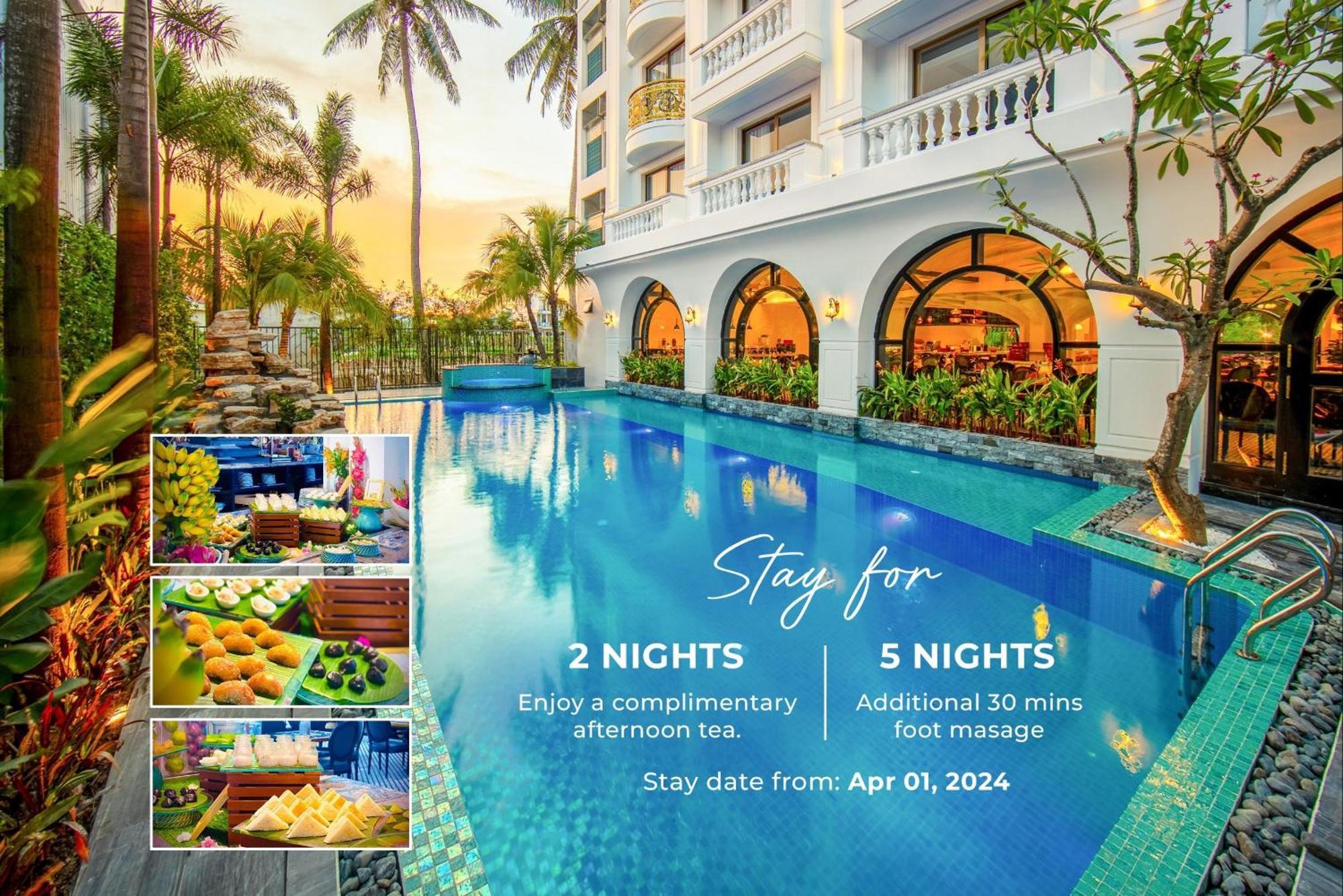 Grand Sunrise Palace Hoi An- A Luxury Indochine Hotel & Spa المظهر الخارجي الصورة A travel poster